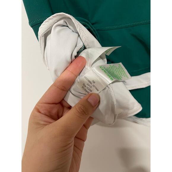 Lilly Pulitzer Luxletic Zela Skort Tiered Evergreen Resort White XXS - Picture 7 of 8